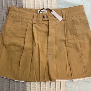 Pleated Mini Skirt